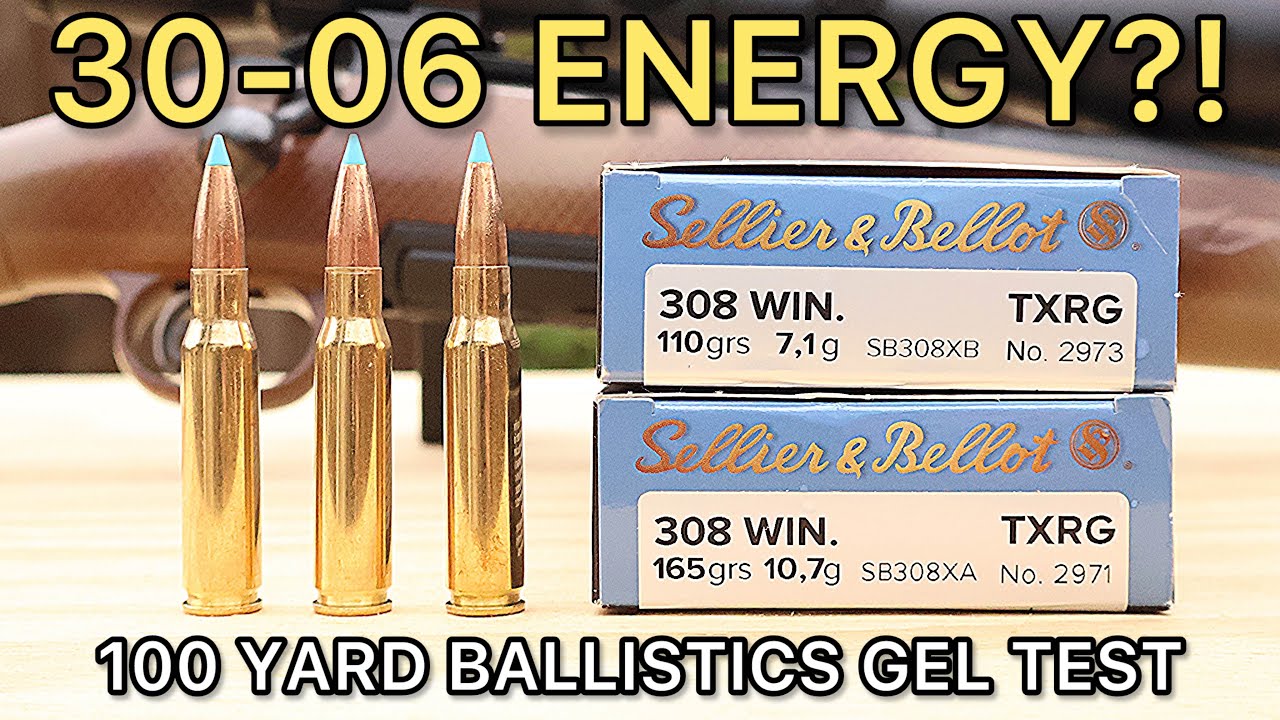 ELK SLAYERS?! 308 Winchester S&B Solid Copper Ballistics Gel Ammo Test