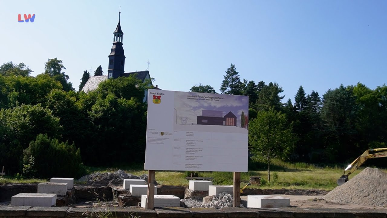 Elstra OT Prietitz: Baubeginn f&uuml;r neues Feuerwehrhaus - LAUSITZWELLE