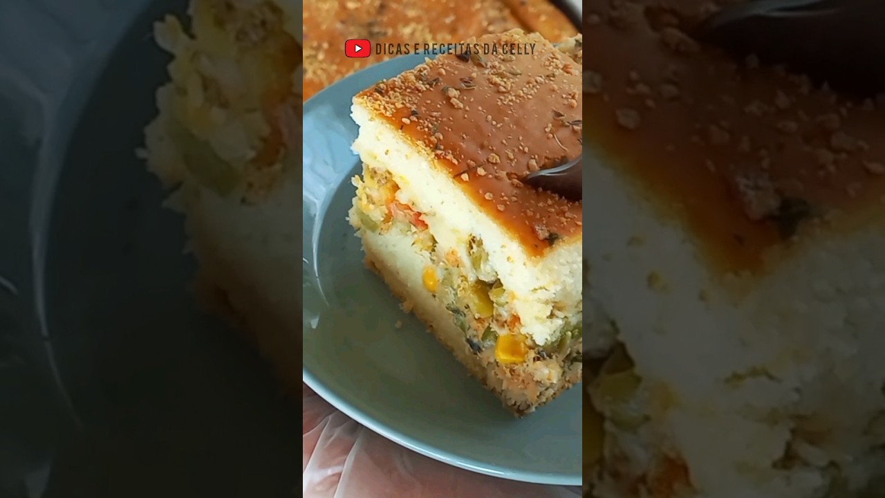 TORTA DE SARDINHA MASSA FOFINHA E SABOROSA