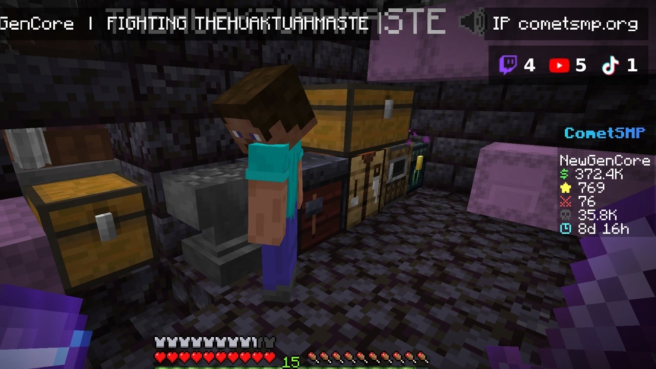 CometSMP TV &mdash; 24/7 Live Player Cam | DonutSMP