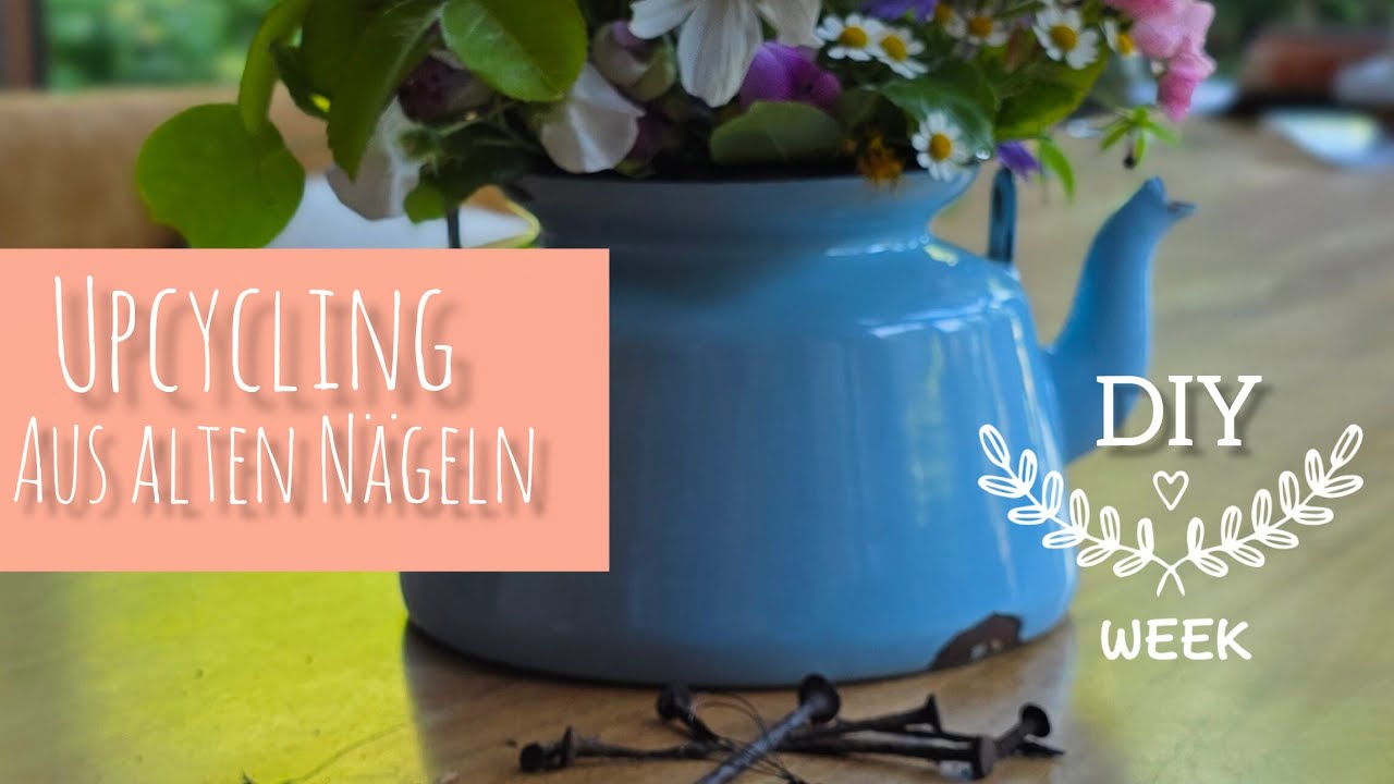Upcycling aus alten Nägeln #diy #tutorial #diyprojects #decoration #upcycling #garten #creative