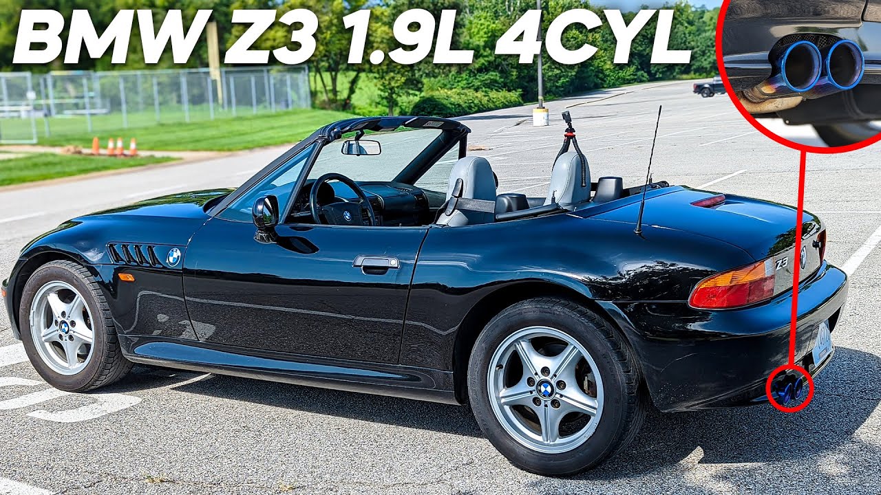 BMW Z3 1.9L 4Cyl - Magnaflow  + Burnt Tips Drive Test
