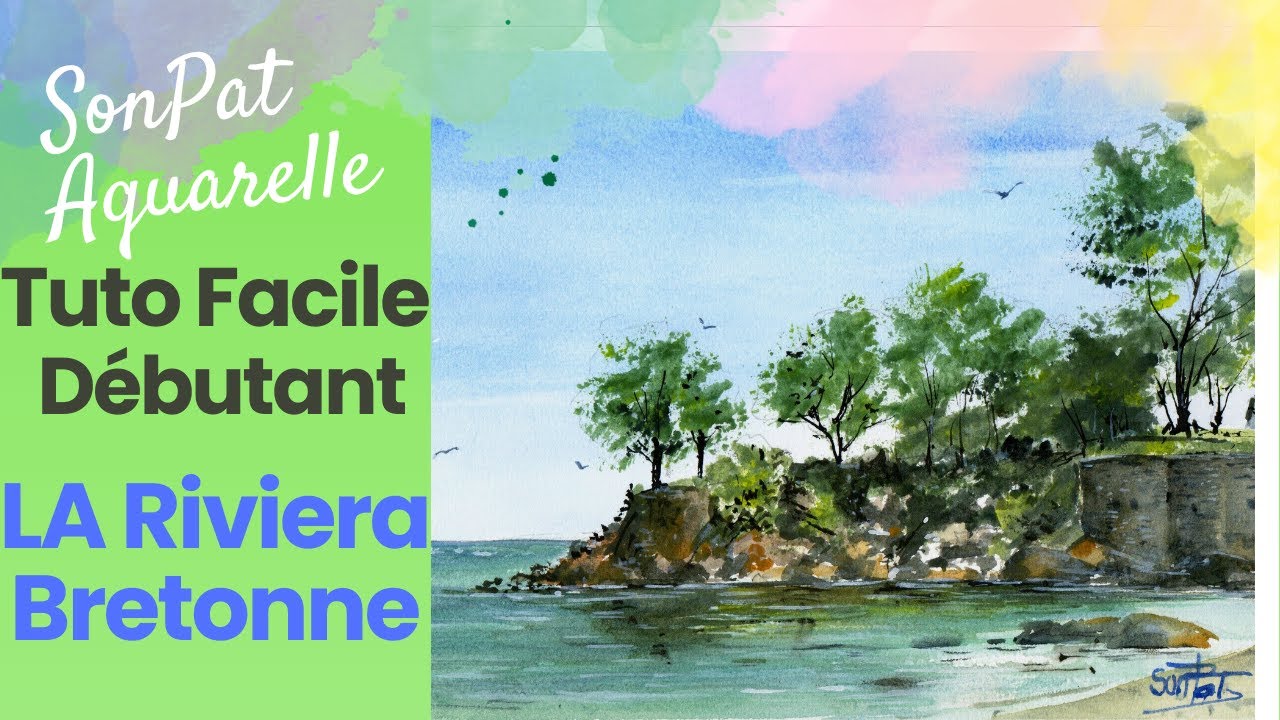 Aquarelle pour Débutants: Côte Bretonne et Paysages Marins en Douceur