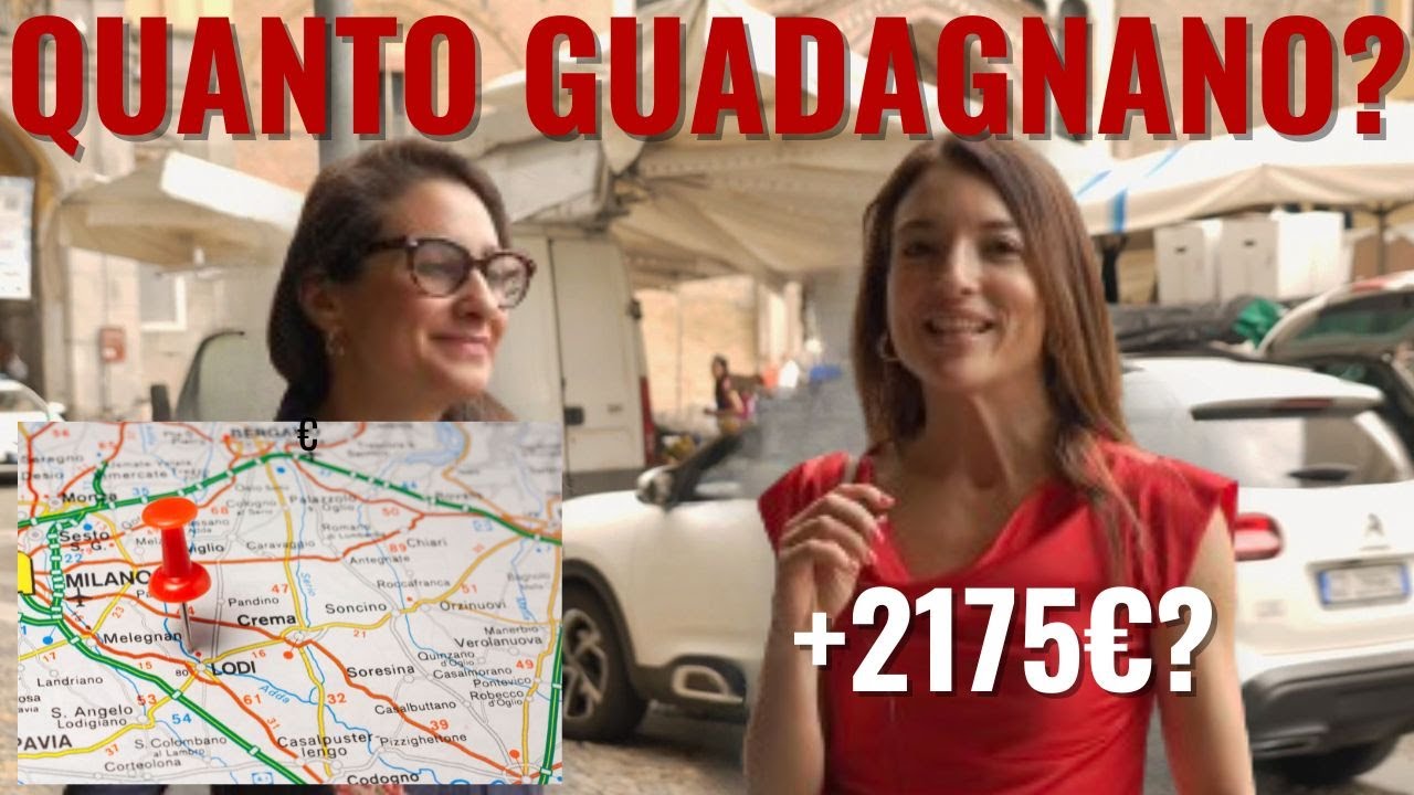 Quanto GUADAGNANO gli ITALIANI ? (Lodi)