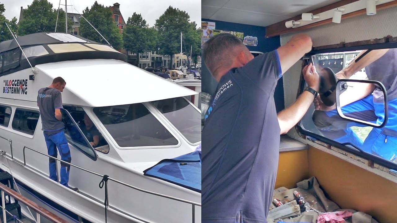 DE GROOTSTE METAMORFOSE VAN MIJN BOOT TOT NU TOE! VAN ENKEL NAAR DUBBELGLAS! #36