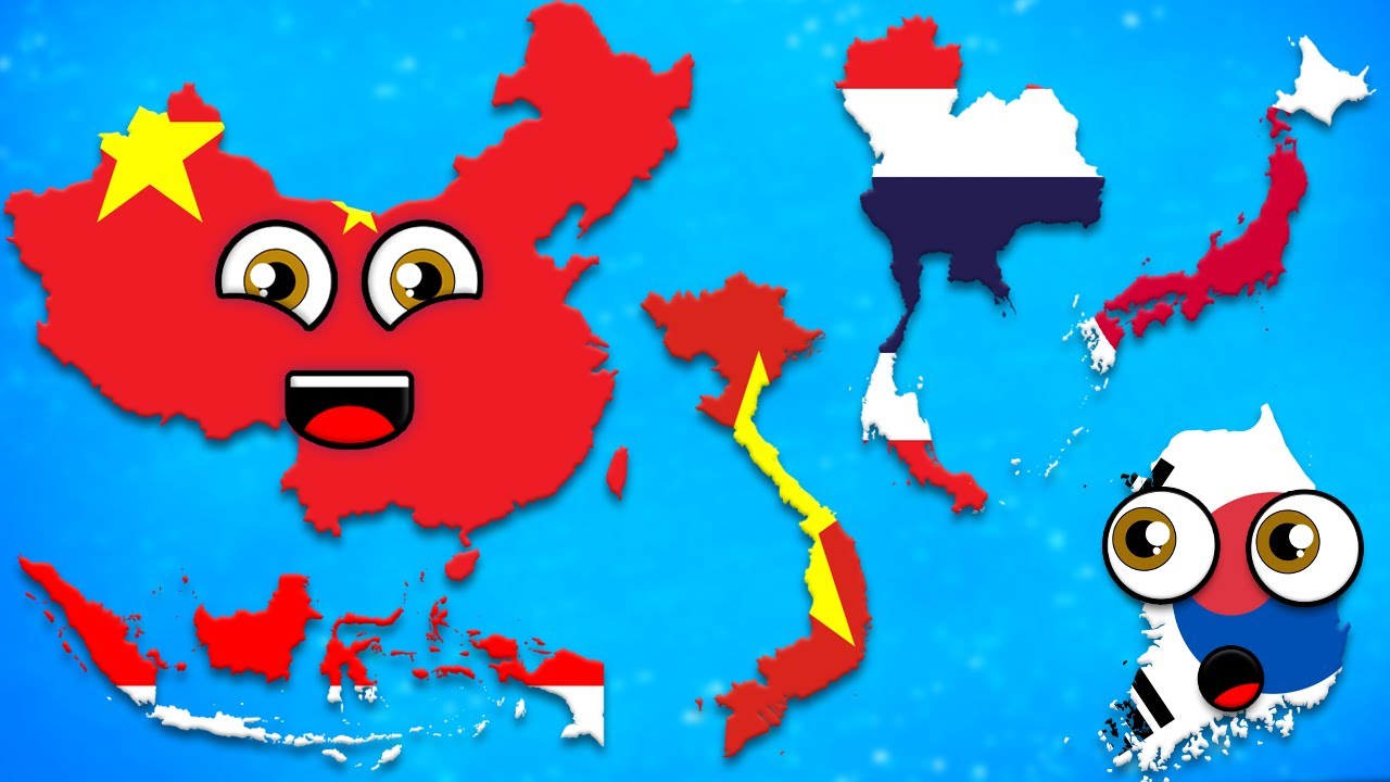 Explore The OLDEST Countries In Asia by Date Of Formation! | Countries Of Asia | KLT Geography