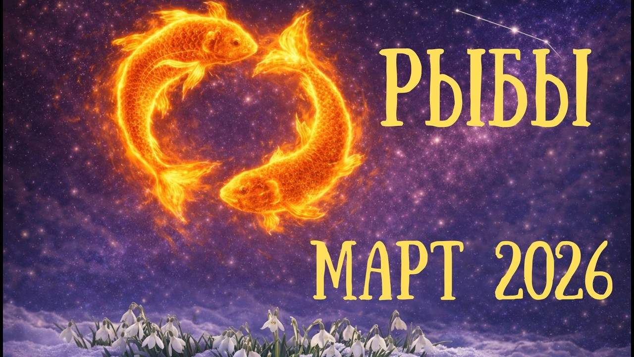 ♓ Рыбы Март 2026 — из жертвы в хозяина жизни| Ваш звездный час начинается