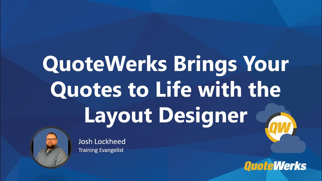 QuoteWerks оживляет ваши цитаты с помощью конструктора макетов | QuoteWerks Web