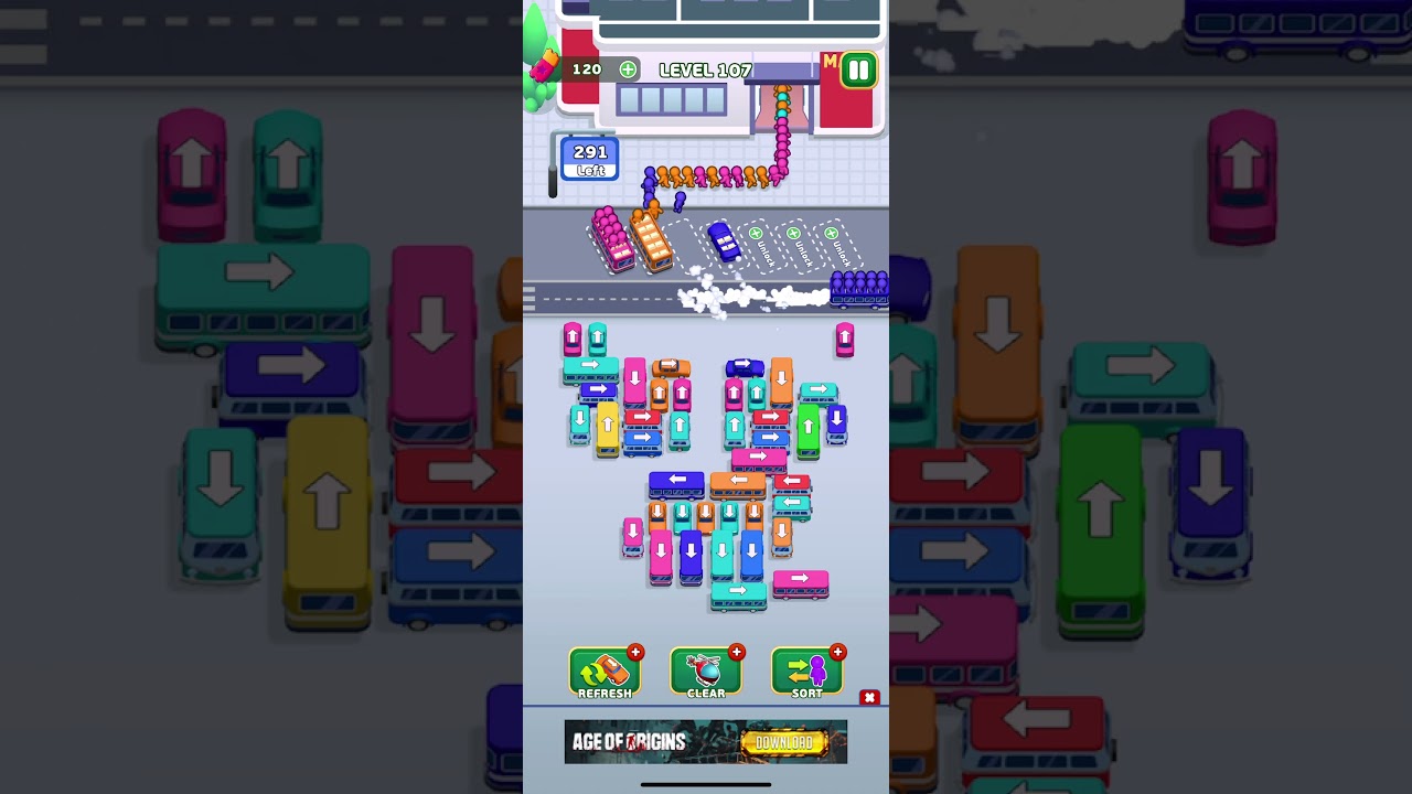 Bus Escape - level 107 #games #busescape