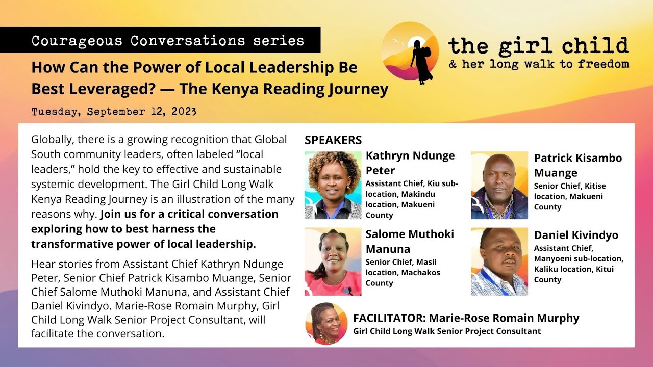 Courageous Conversation: How Can the Power of Local Leadership Be Best Leveraged?