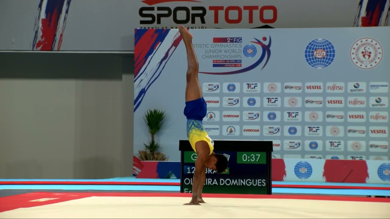 OLIVEIRA DOMINGUES Erick (BRA) - 2023 Artistic Junior Worlds - Qualifications Floor Exercise