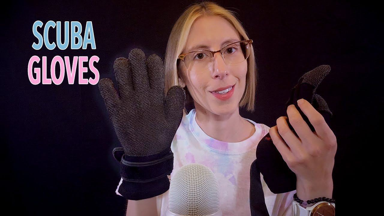 ASMR | Scuba Gloves - scratching, velcro, rubbing