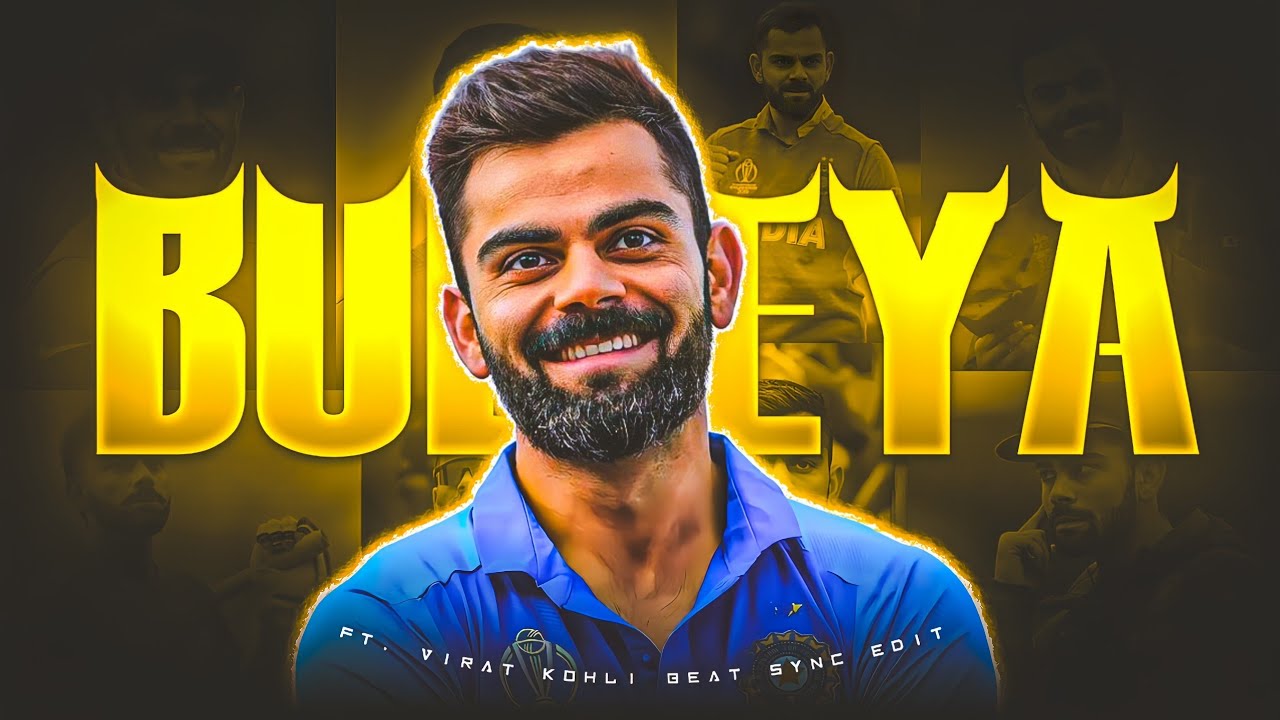 ✨ BULLEYA X VIRAT KOHLI 💫 BEAT SYNC STATUS • 4K 60 FPS • VINTAGE ARPAN...💫❤️‍🔥🔥