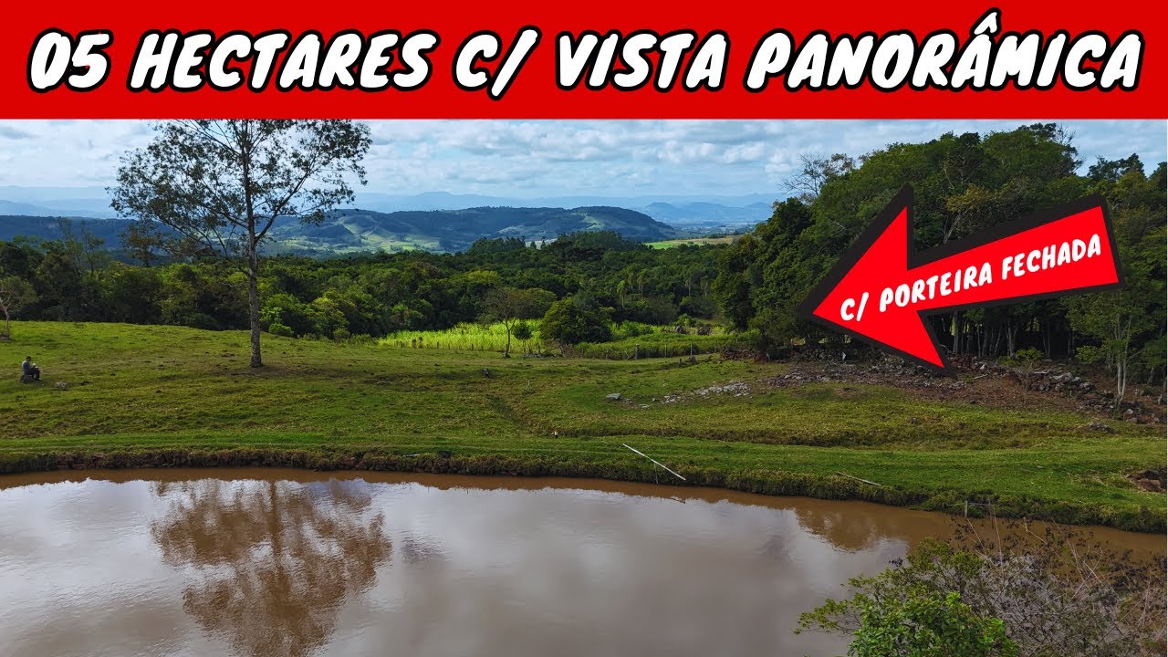✅ Sítio de 5.2 HECTARES com VISTA PANORÂMICA em TAQUARA no RS