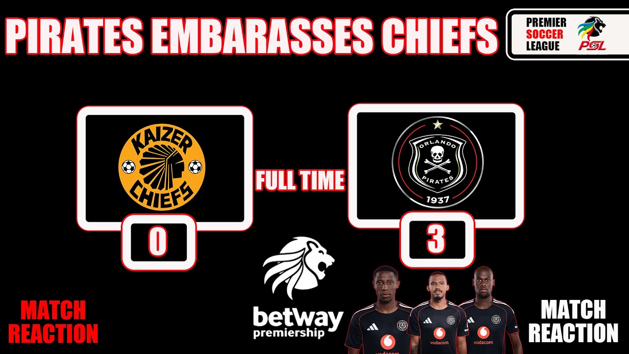 THIS IS HOW PIRATES DEFEATED CHIEFS 3 THINGS WERE IMPORTANT