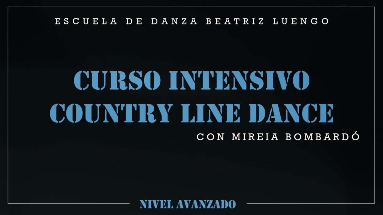 Curso Intensivo country line dance AVANZADO | julio 2024