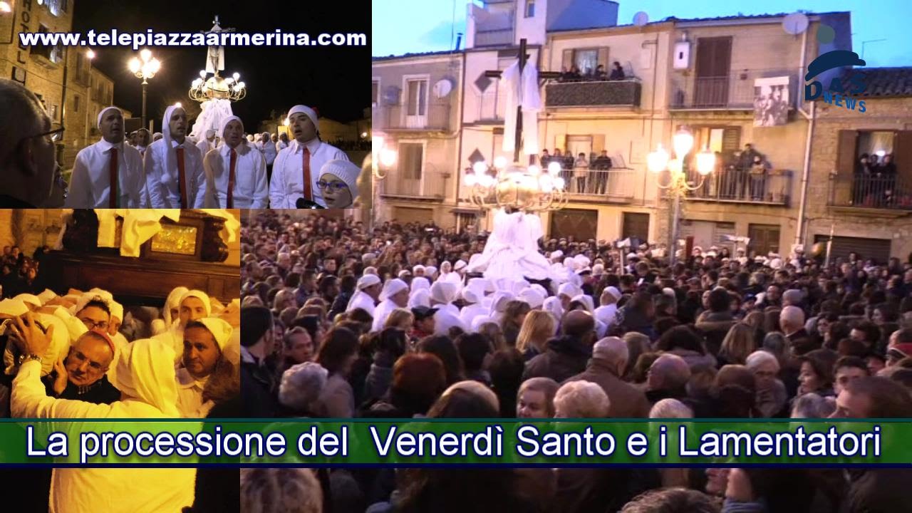 Piazza Armerina e la Processione del Venerdi Santo con i Lamentatori