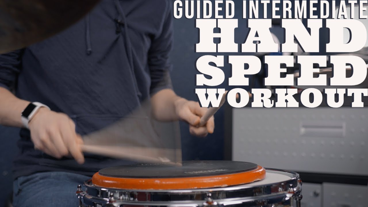 Intermediate Hand Speed Workout // Guided Warm-up for Drummers