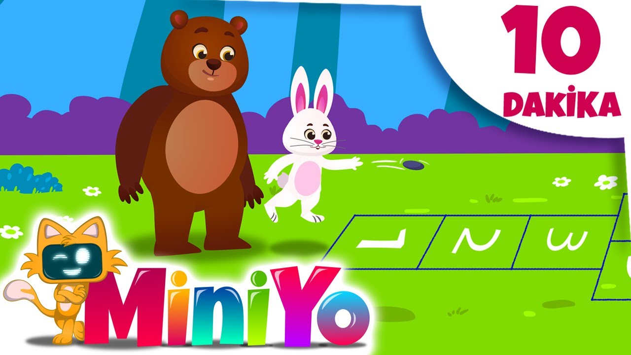 Küçük Tavşan ile Tombik Ayı Sek Sek Oynuyor + Daha Fazla Çocuk Şarkısı | Miniyo
