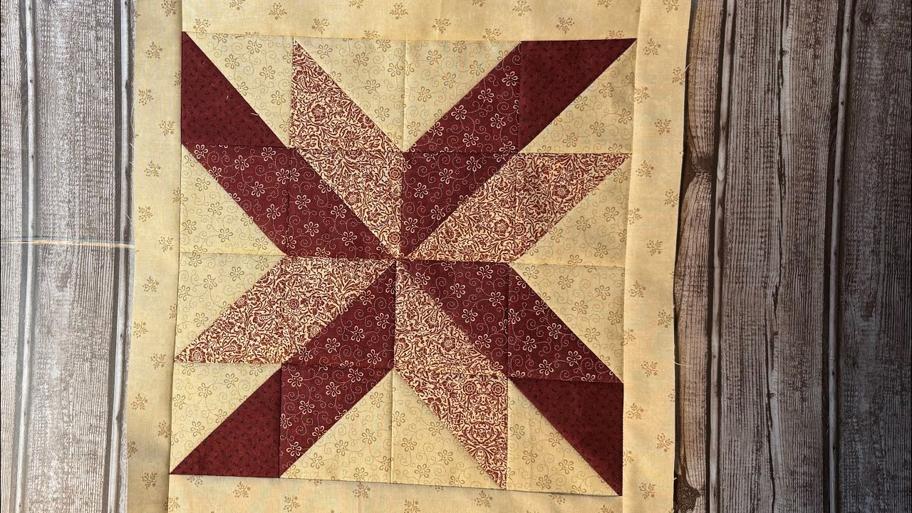 Урок по созданию лоскутного блока «Мятная конфета» (февраль 2026 г.), блок обратного отсчета до Р...