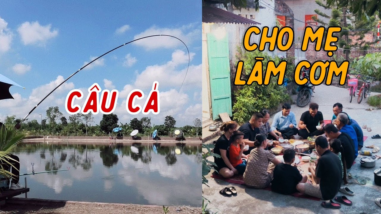 Về Quê Câu Cá Cho Mẹ Làm Cơm | Chung Nguyễn Fishing