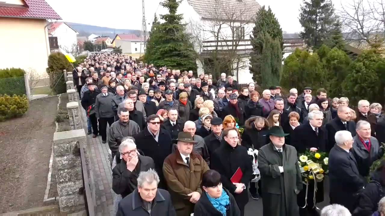 Pogrzeb Dietera Przewdzinga, burmistrza Zdzieszowic
