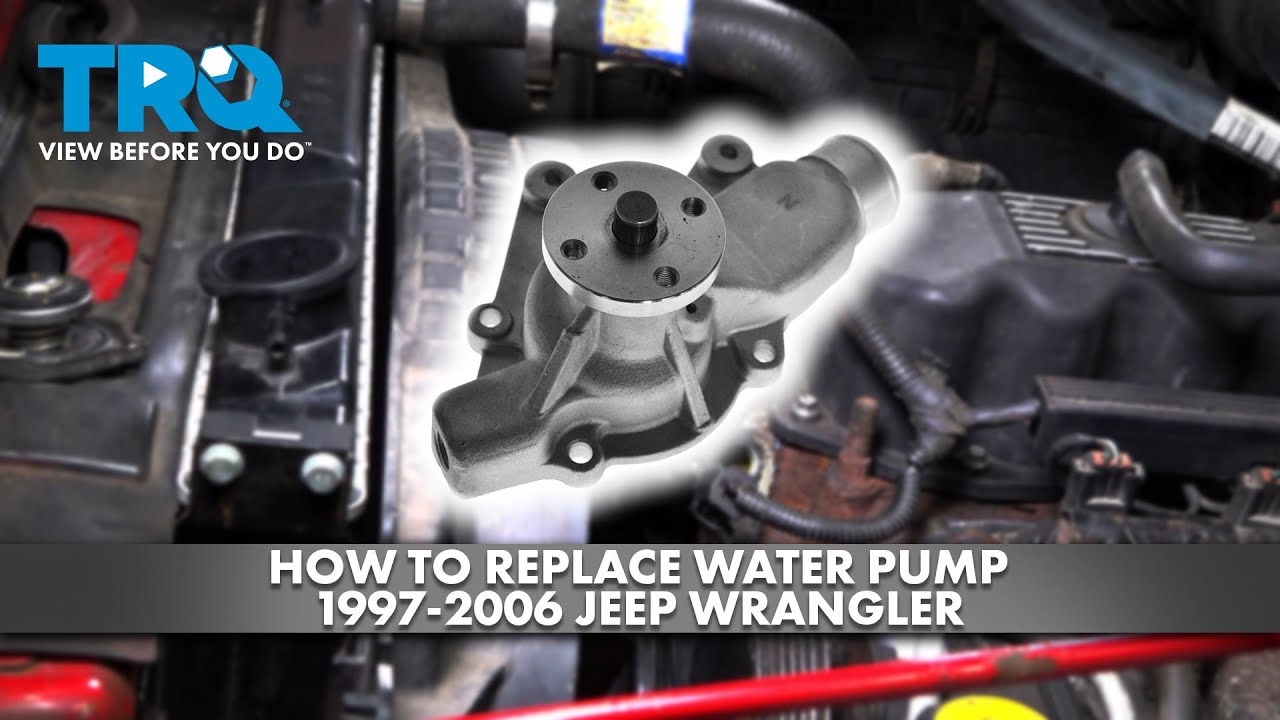 Как заменить водяной насос Jeep Wrangler 1997-2006 годов