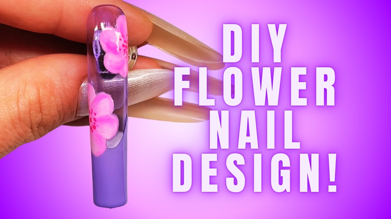 Ep. 0437 | Creating Depth Flower Petals, Easy Nail Design 🌸 Born Pretty Jelly Purple French Tip