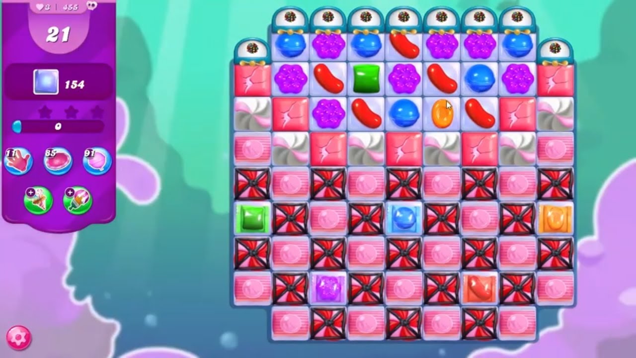 Candy Crush Saga LEVEL 455 NO BOOSTERS