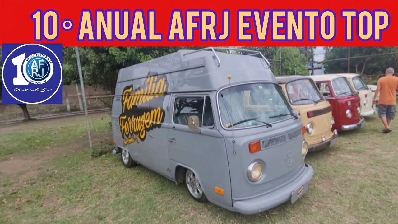 10° ANUAL AFRJ COM MUITOS CARROS E AMIGOS 