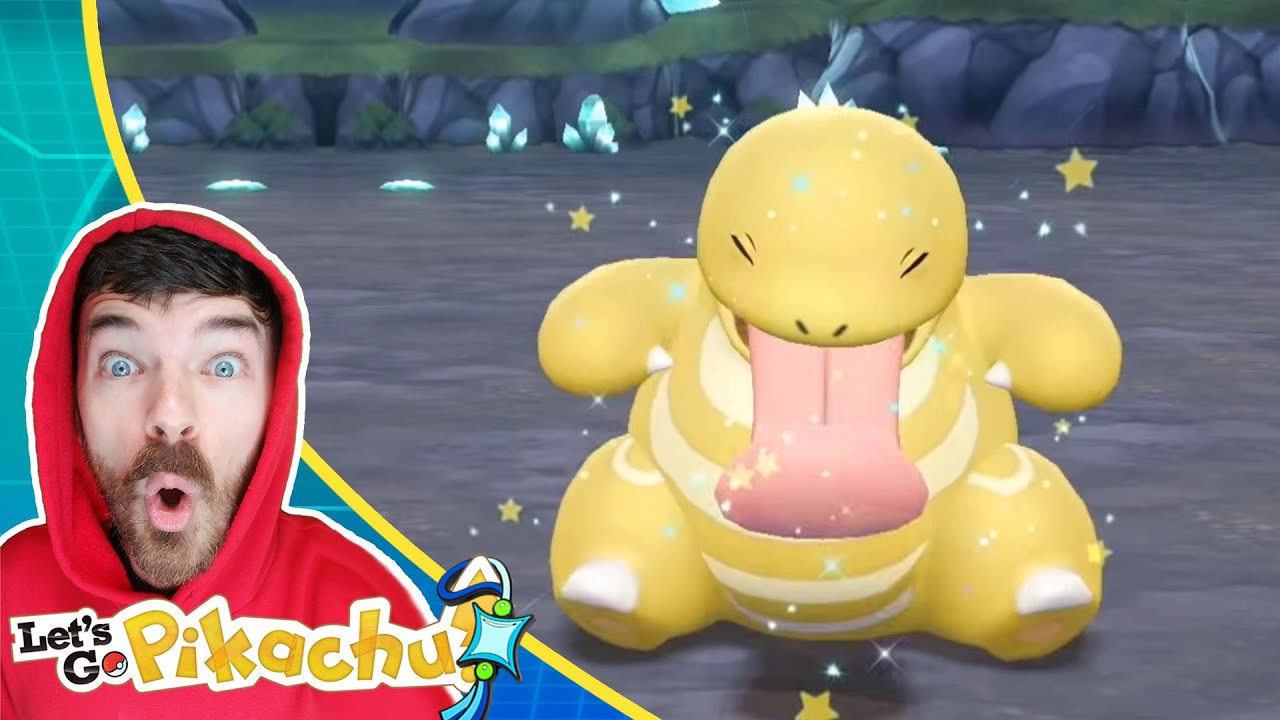 Shiny Lickitung in Cerulean Cave | Pokemon Let's Go Pikachu Extreme Shiny Living Dex