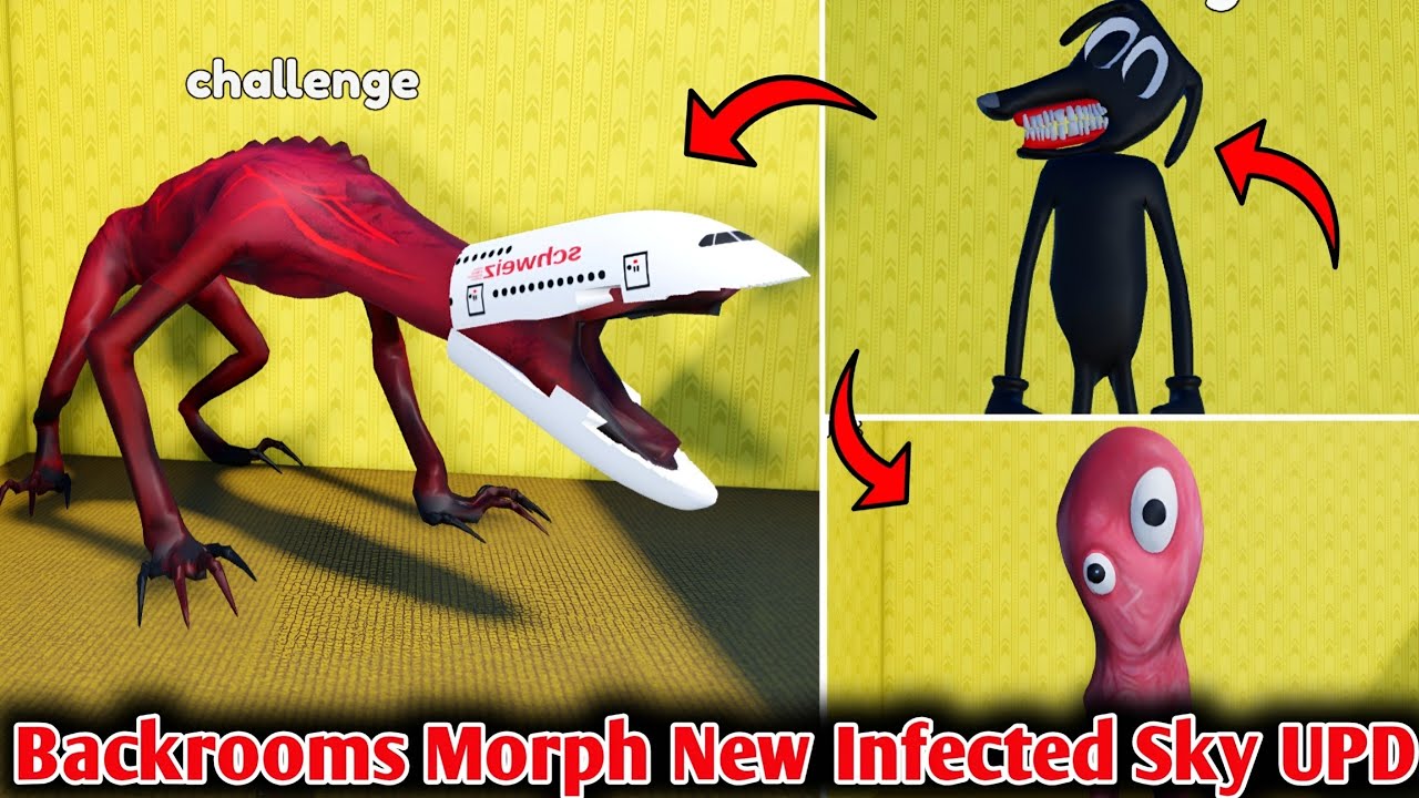 BACKROOMS MORPH New Infected Sky Update | How To Get All 3 New Morphs | Cartoon Dog 
