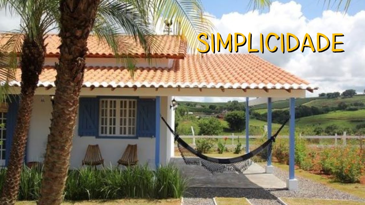 Casas de Campo Simples: 40 Modelos de Casinhas Aconchegantes cheias de Simplicidade