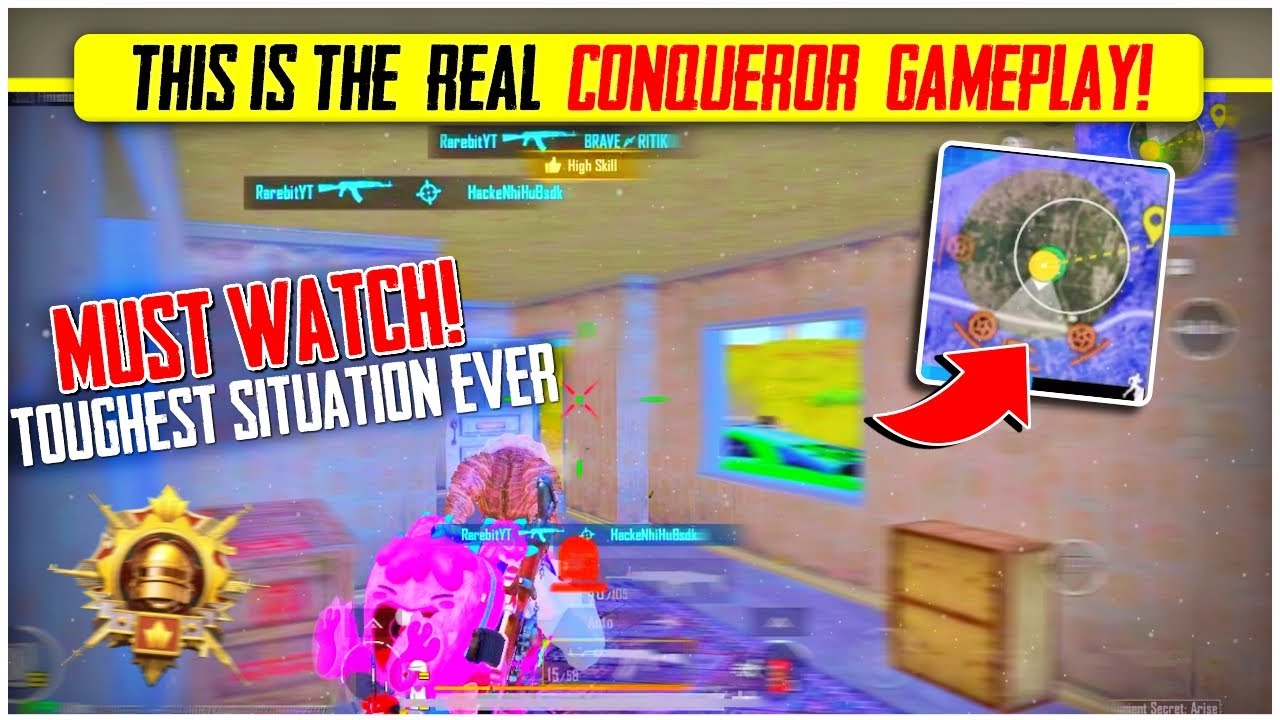 🔥Every Conqueror Player Should Watch this | C3S7 Solo Conqueror | Solo Conqueror Rank Push Day 16