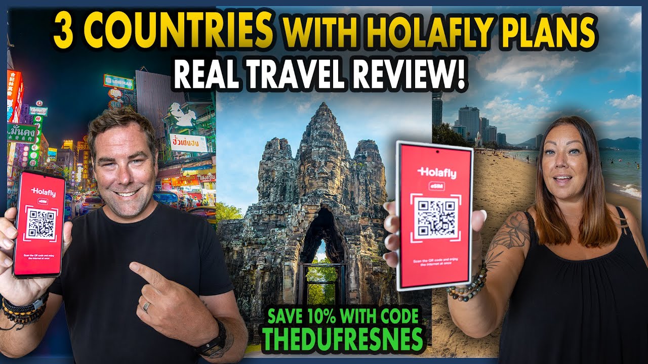 Holafly Plans Review: Up to 32% OFF Global eSIM for 160+ Countries | Thailand to Vietnam Travel Test