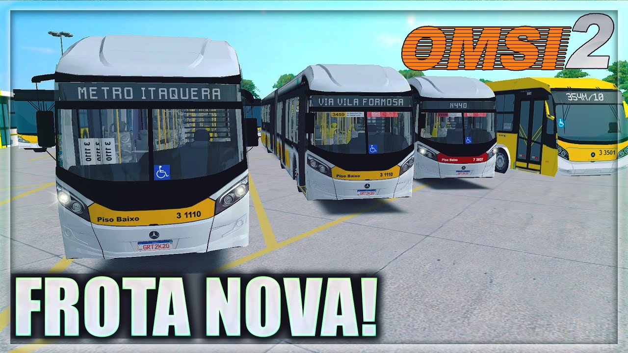 NOVO Caio Millennium BRT II O500UA - Mapa Carrão City - OMSI 2