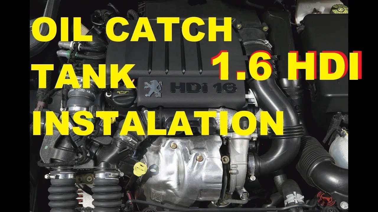 1.6 HDI Oil catch tank PCV valve /separator oleju odma  Jak zrobiłem / how I made it