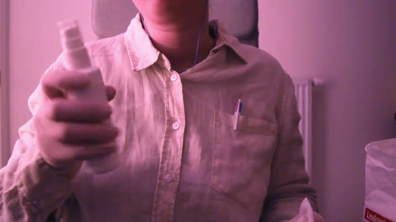 ASMR FR | Roleplay Infirmière de nuit, prise de sang  (Triggers intenses✨ chuchotement, gant,..)