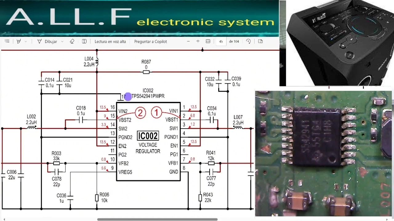 equipo torre sony V7D no enciende SOLUCIONADO
