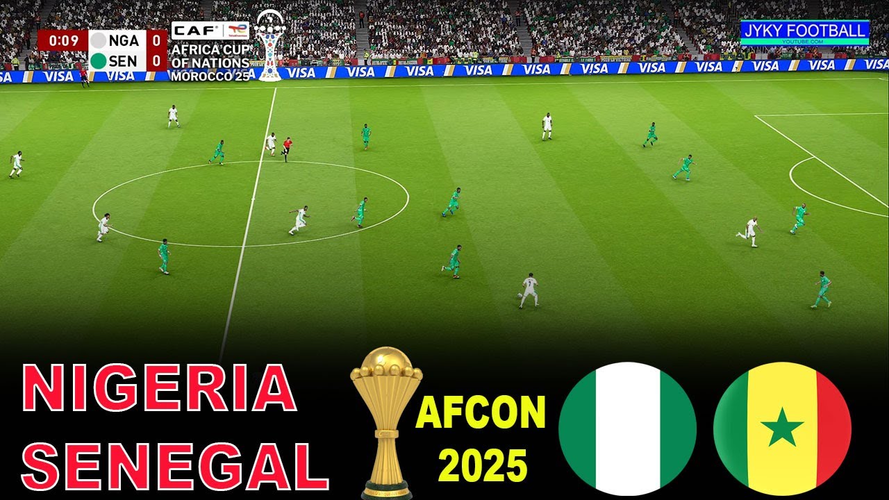 Nigeria vs Senegal Africa Cup of Nations 2025 | Full football match all goals - eFootball PES 21