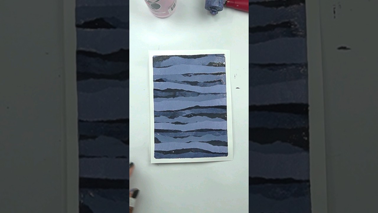 Create an Amazing Ripped Paper Gel Print