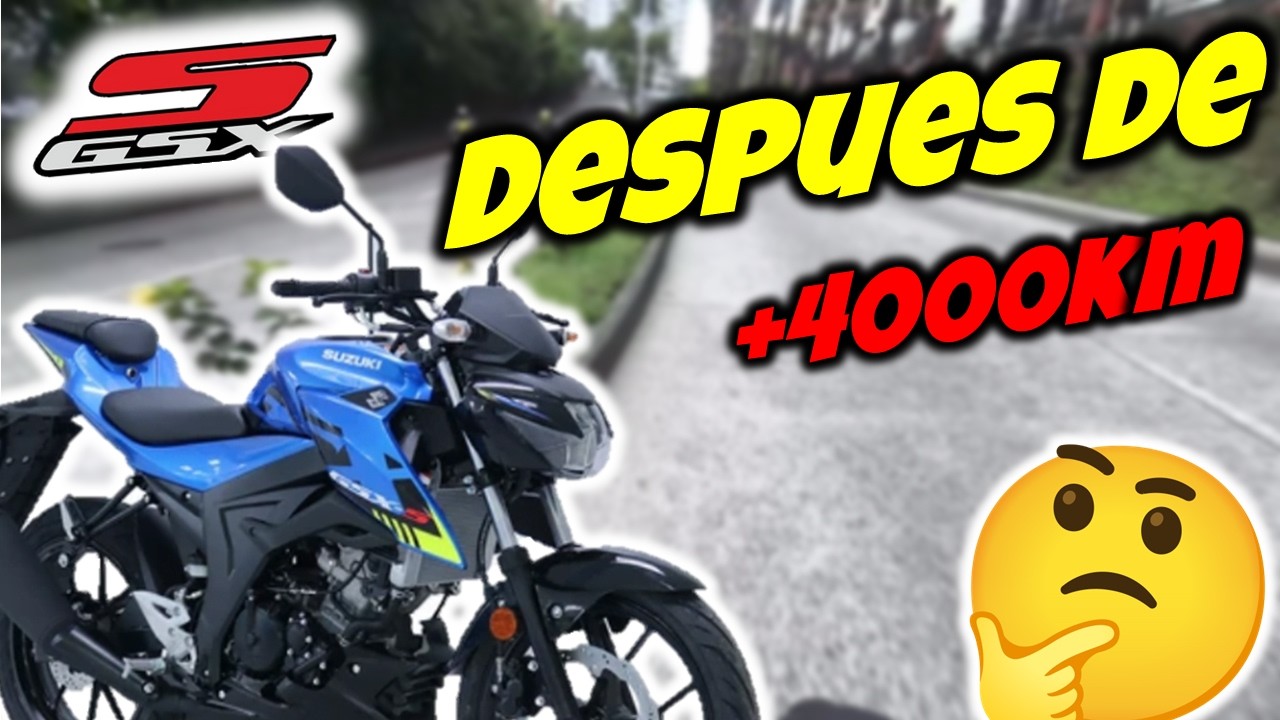 SUZUKI GSX S 150 DESPUES de 4000 KM | EXPERIENCIA DE USO 2026 #suzukigsxs150 #suzuki