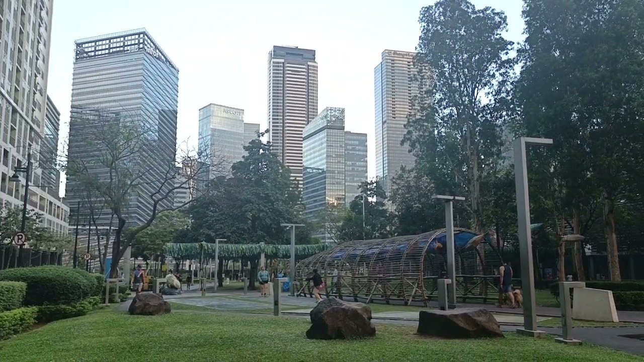 Exploring Terra park of BGC Taguig Philippines