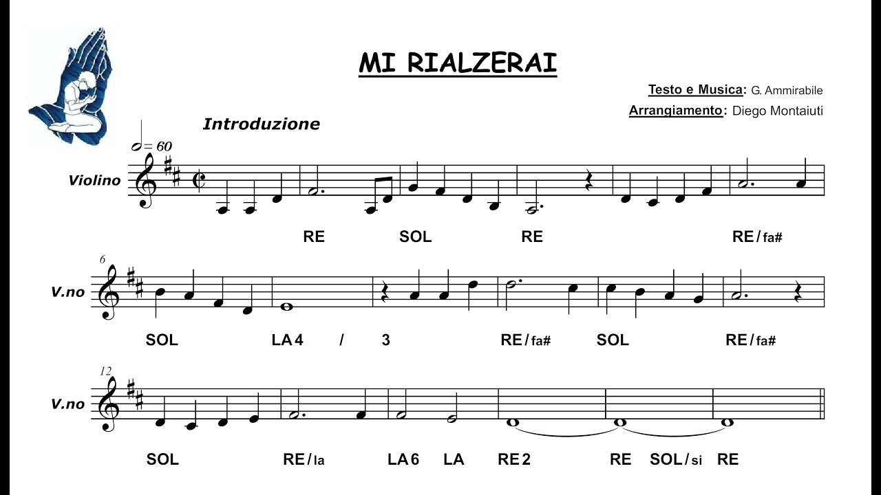 Mi rialzerai (G. Ammirabile) - Arr. vocale/orchestrale: Diego Montaiuti