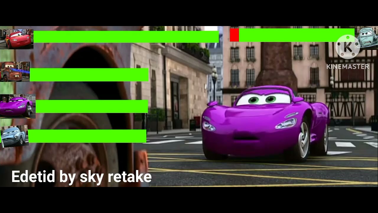 Cars 2 (2011) Final Battle with healthbars (305 Subcribers special)