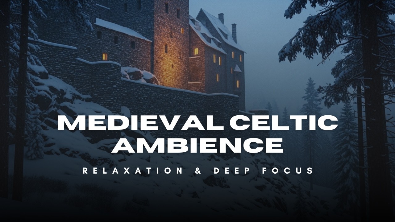 Medieval Celtic Music for Studying  Winter Hearth Nordic Atmosphere