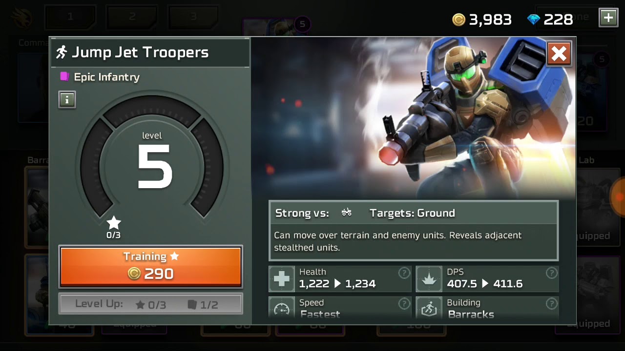 Command and Conquer: Rivals Jump Jet Troopers GDI Early Game Rush Strategy Gameplay Commentary
