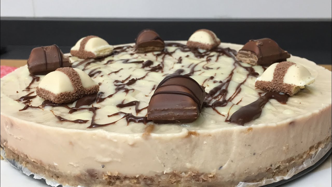 Tarta de kínder bueno | tarta de crema de avellanas