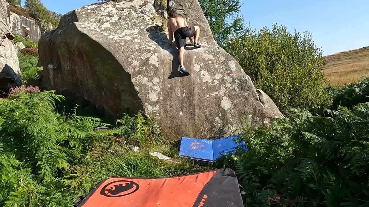 Mantel Masterclass 6Cish - Back Bowden | Northumberland Bouldering