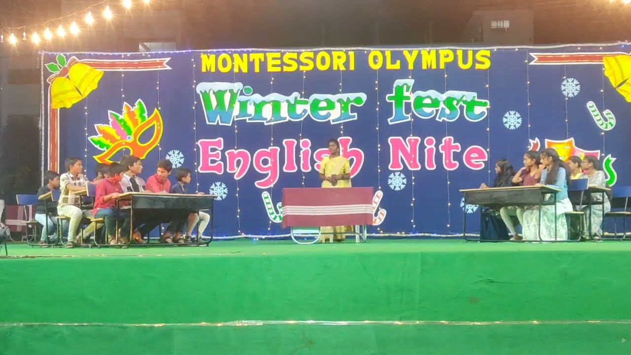 WINTERFEST - 9 CLASS - ENGLISH SKIT - MONTESSORI OLYMPUS SCHOOL